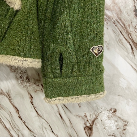 KUHL Women's Hooded Alfpaca Fleece Hooded Zip Up Jacket Coat Size M - Picture 2 of 8